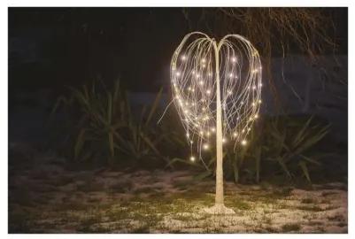 EMOS Vonkajší vianočný stromček LED, 72xLED, teplá biela, 120cm, časovač