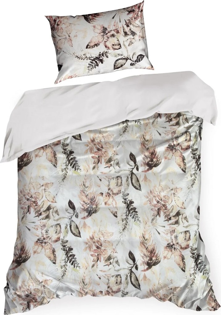 OBLIEČKY Z MIKROVLÁKNA ARINA 160X200 CM, 2 KS 70X80 CM LISTY