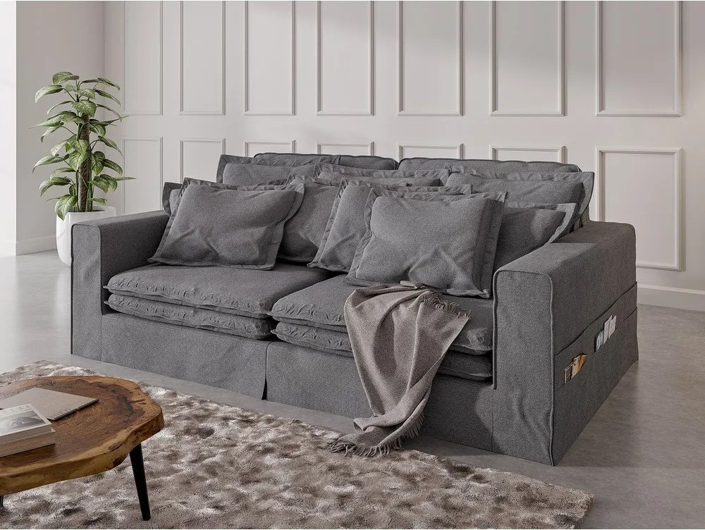 Sivá pohovka 236 cm Nora – Ropez