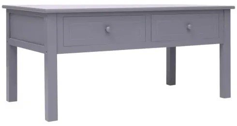vidaXL Konferenčný stolík sivý 100x50x45 cm drevený-