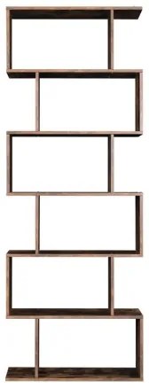 Knižnica LIVARO hnedá