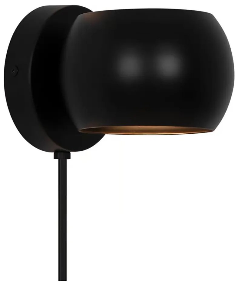 Nordlux - Nastaviteľné nástenné bodové svietidlo BELIR 1xG9/5W/230V čierna