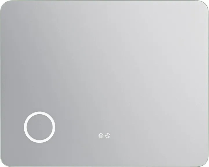 Erga Myra, LED zrkadlo 100x80 cm s kozmetickým zrkadlom 3x zväčšenie, 4114 lm, 3 farby svetla, zadné osvetlenie, ERG-V01-MYRA-1080-00