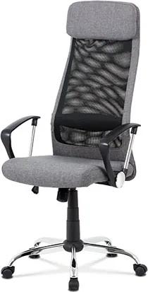 Autronic, kancelárska stolička, KA-V206 GREY