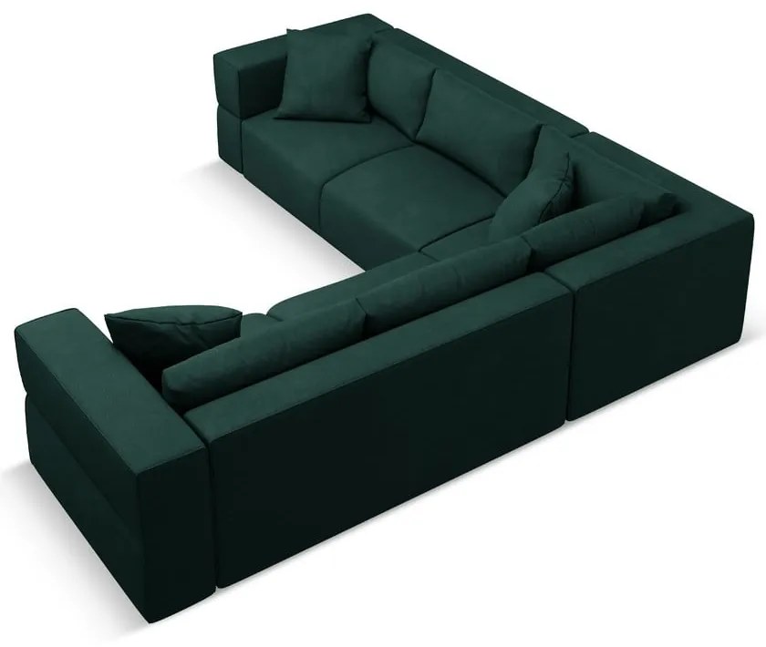 Zelená variabilná rohová pohovka Esther – Milo Casa