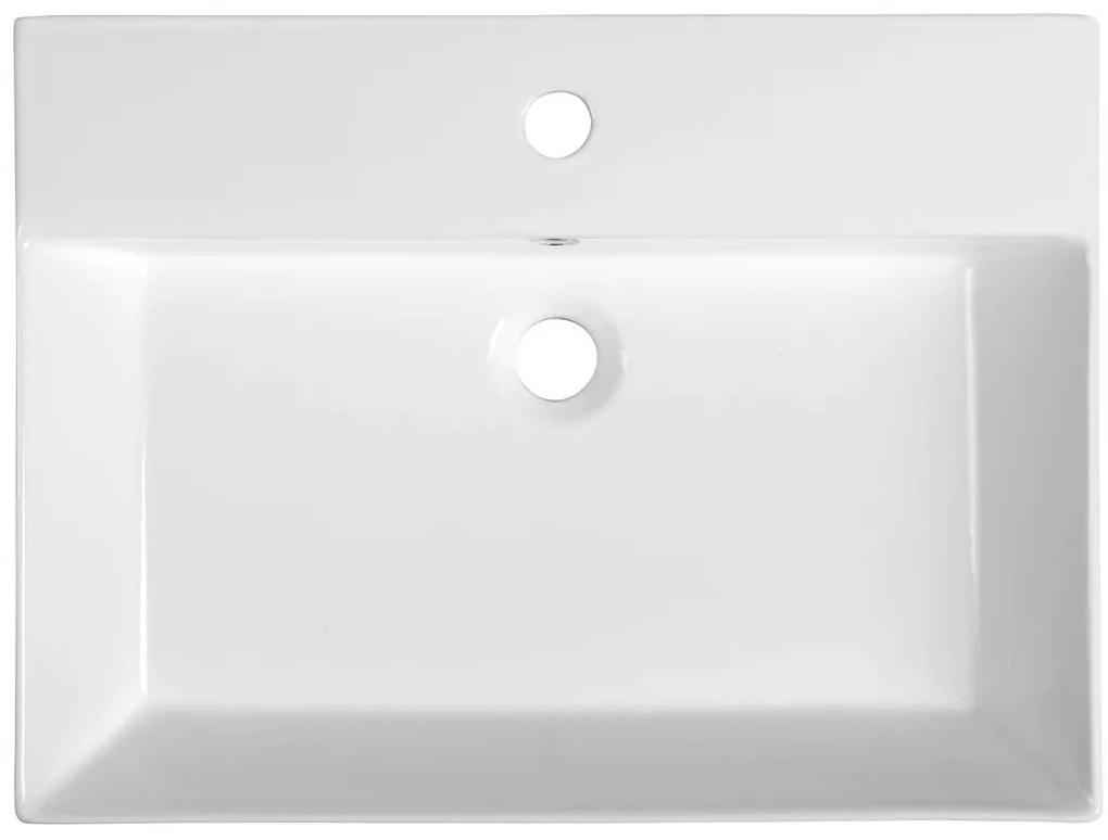 Sapho Sapho, KARE 60 keramické umývadlo nábytkové 60x46cm, biela, 17060