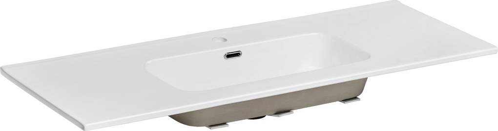 Comad Nábytkové keramické umývadlo GO 120/DP-8095, 121x46 cm, biela lesklá