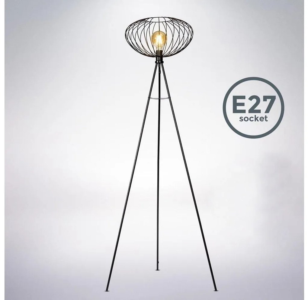 B.K. Licht 1470 - Stojacia lampa RETRO 1xE27/40W/230V