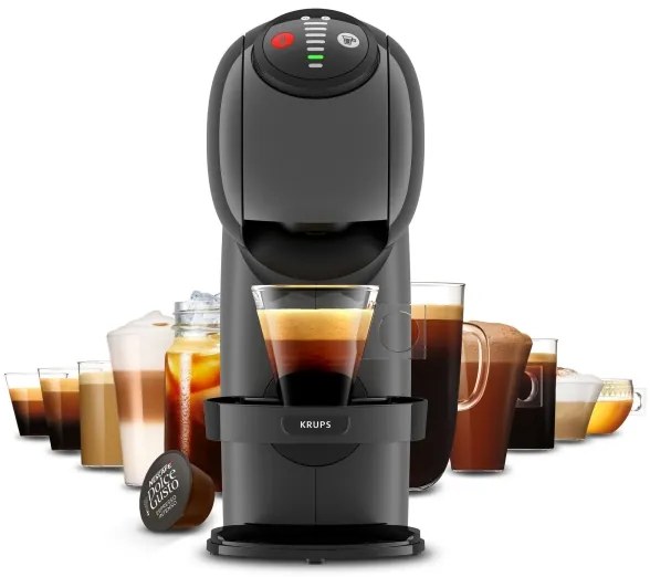 Krups - Kávovar na kapsule NESCAFÉ DOLCE GUSTO GENIO S 1500W antracit