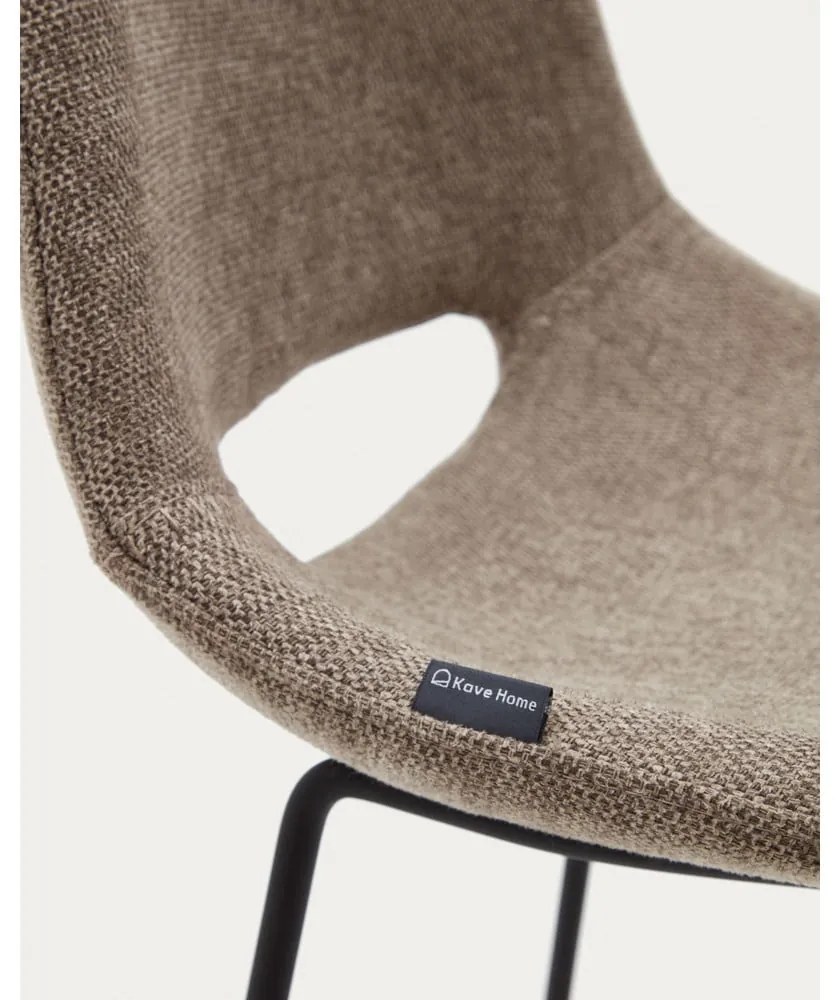 Svetlohnedá barová stolička (výška sedadla 76 cm) Zahara – Kave Home