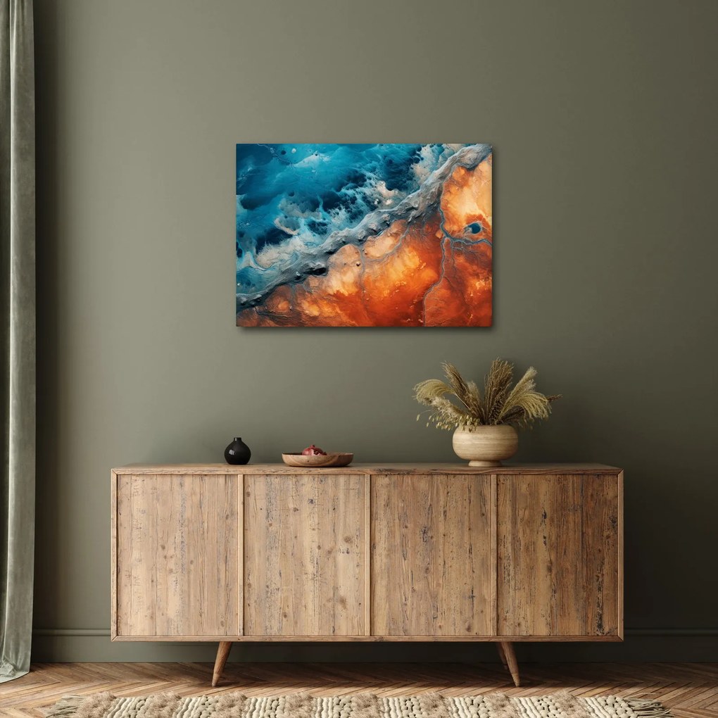 Obraz - Voda a oheň (70x50 cm)