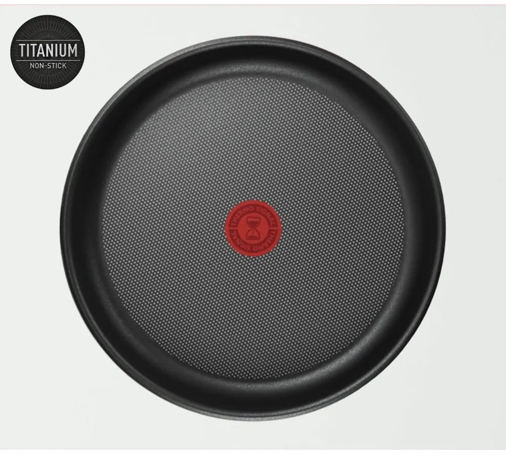 Nerezové panvice v súprave 2 ks s nepriľnavým povrchom/s odnímateľnou rukoväťou ø 26 cm INGENIO Cook Eat L8813S75 – Tefal