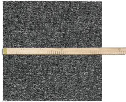 Koberce Breno Kobercový štvorec MUSTANG 77, velikost balení 5 m<sup>2</sup>  (20ks), čierna