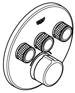 GROHE 29146000 - Batéria SMARTCONTROL lesklý chróm