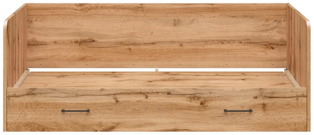 Jednolôžková rozkladacia posteľ 80 cm BRW Tetrix 13 (dub wotan) (s úl. priestorom). Akcia -35%. Vlastná spoľahlivá doprava až k Vám domov. 1098496