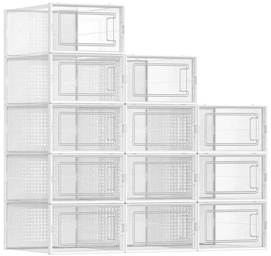 Modulárny regál s priehradkami BOXIFY biely