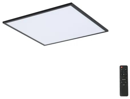 Brilagi - Stmievateľné LED svietidlo SLIMFRAME LED/36W/230V 45x45 cm čierna + diaľkové ovládanie