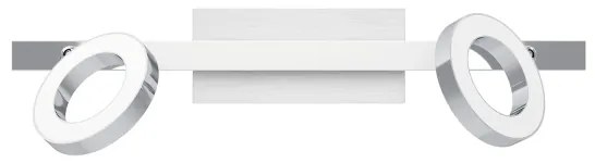 Eglo 96179 - Bodové svietidlo CARDILLIO 2xLED/3,2W + LED/3,3/230V