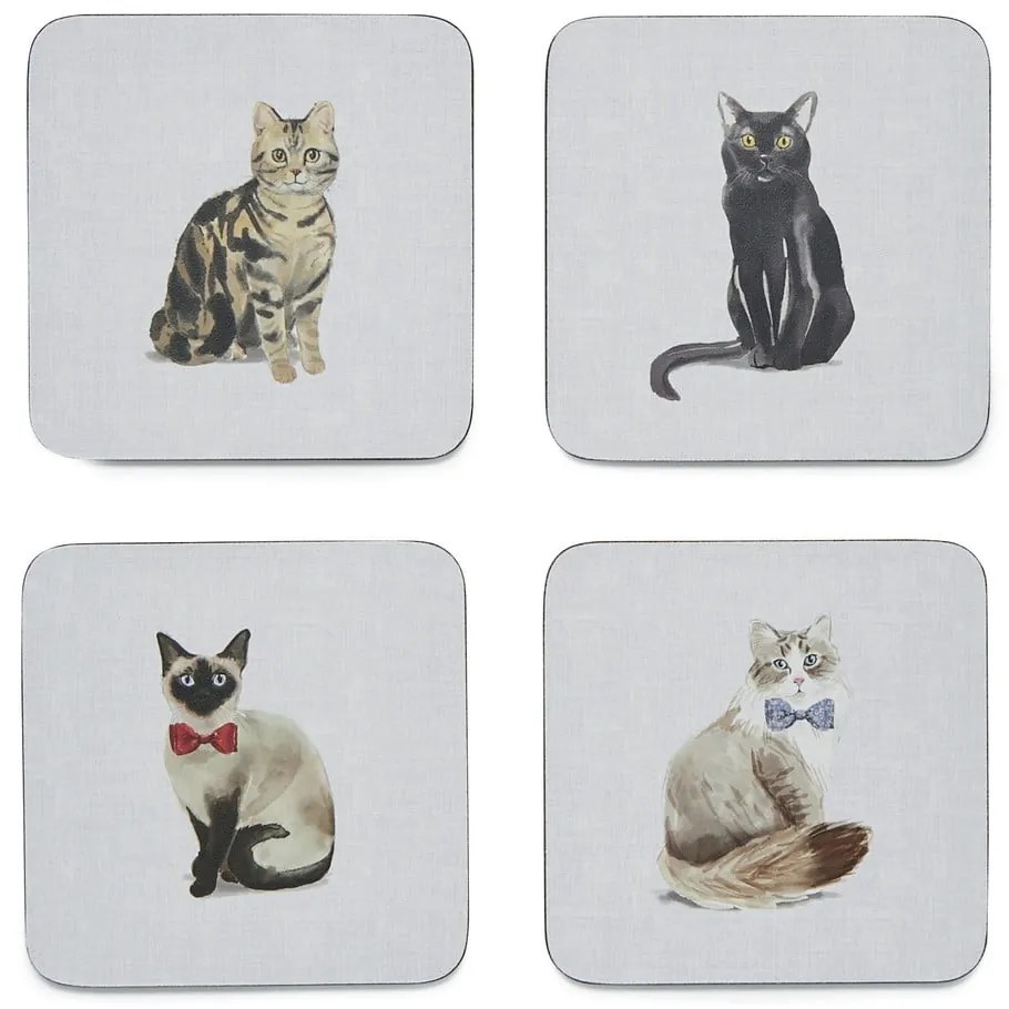 Prestieranie a tácky v súprave 8 ks Curious Cats – Cooksmart ®