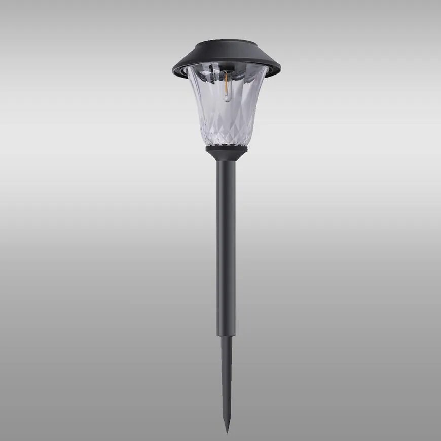 Solárna lampa 46815 čierna