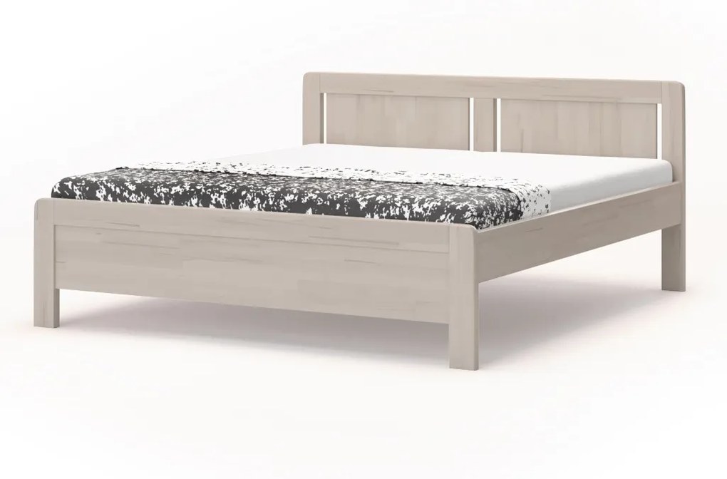 BMB KARLO NIGHT - masívna buková posteľ 200 x 210 cm, buk masív