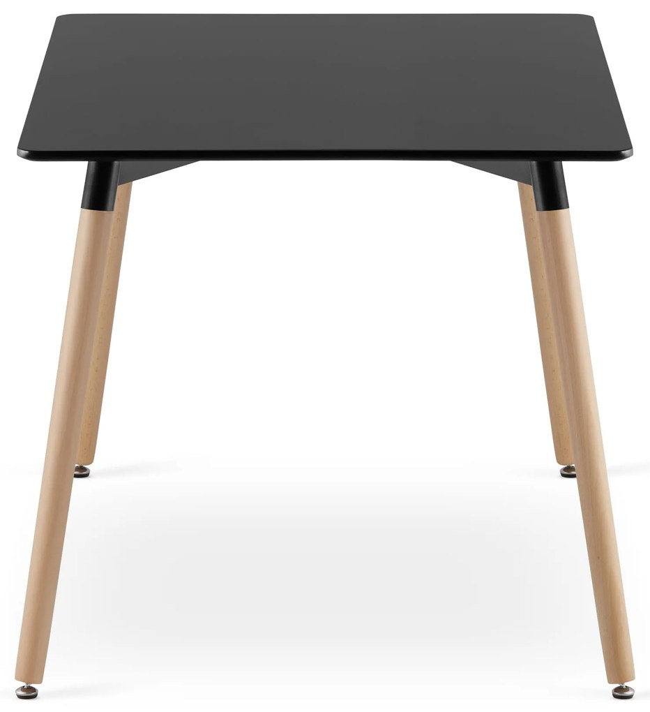 Čierny jedálenský stôl ADRIA 120x80 cm