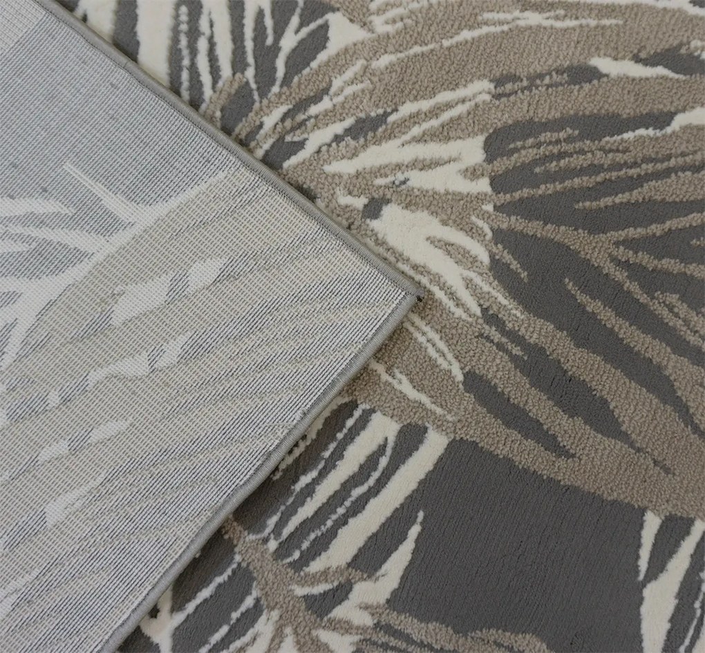 BE Koberec Zurich 1925 BEIGE GREY – sivý obdĺžnikový Rozmer: 80x150 cm