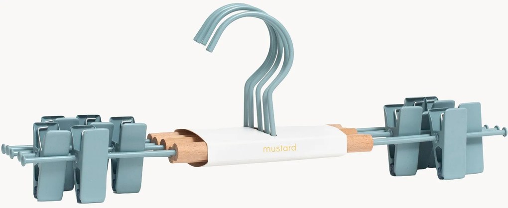 Ručne vyrobené vešiaky so štipcami Adult Ocean, 5 ks