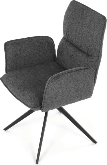 Jedálenská stolička sivá DCH-D1328 GREY2