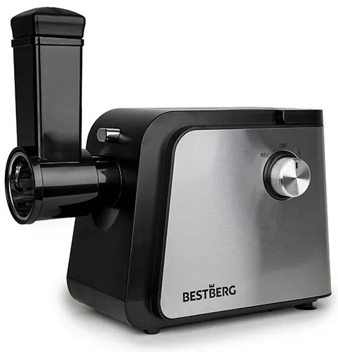 Elektrický mlynček na mäso BestBerg BBM-2500 / 2500 W / čierna/strieborná