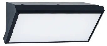Brilagi - LED Vonkajšie nástenné svietidlo so senzorom TRIANGLE LED/20W/230V čierna
