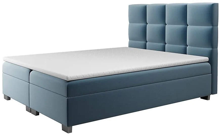 Posteľ Kanada s topperom 140x200 Alfa 14