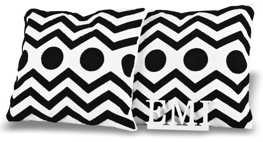 Obliečky na vankúše 40x40 cm Norbi set 2 ks EMI: Vankúš 50x70 cm