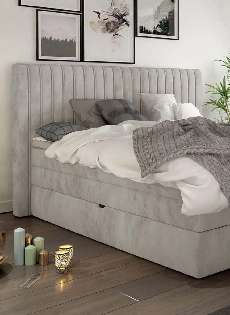 Boxspring posteľ MEDINA