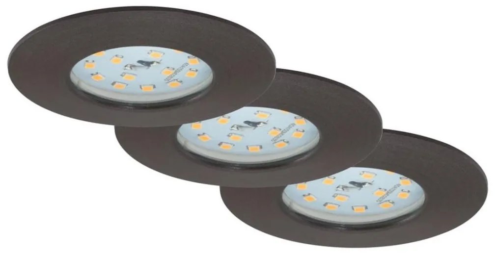 Briloner Briloner 7204-031 - SADA 3x LED Kúpeľňové svietidlo ATTACH LED/5W/230V IP44 BL0979