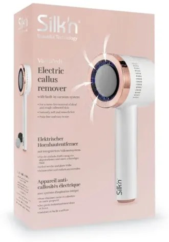 Silk'n VacuPedi odstraňovač stvrdnutej kože s odsávaním, rosegold