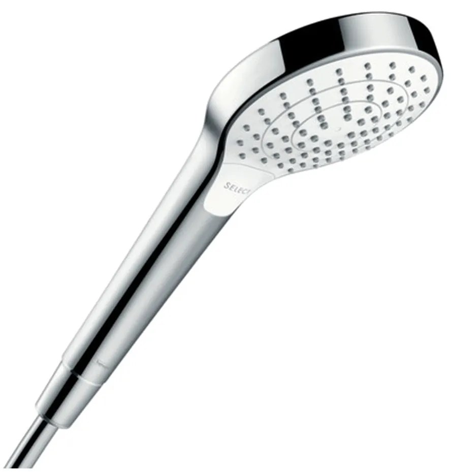 Hansgrohe Croma Select S, ručná sprcha Vario, biela/chrómová, HAN-26802400