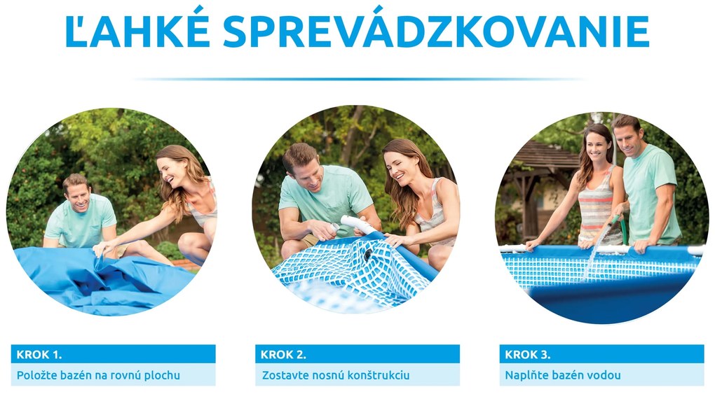 Intex | Bazén Florida Prism 3,66 x 0,99m s kartušovou filtráciou | 10340191