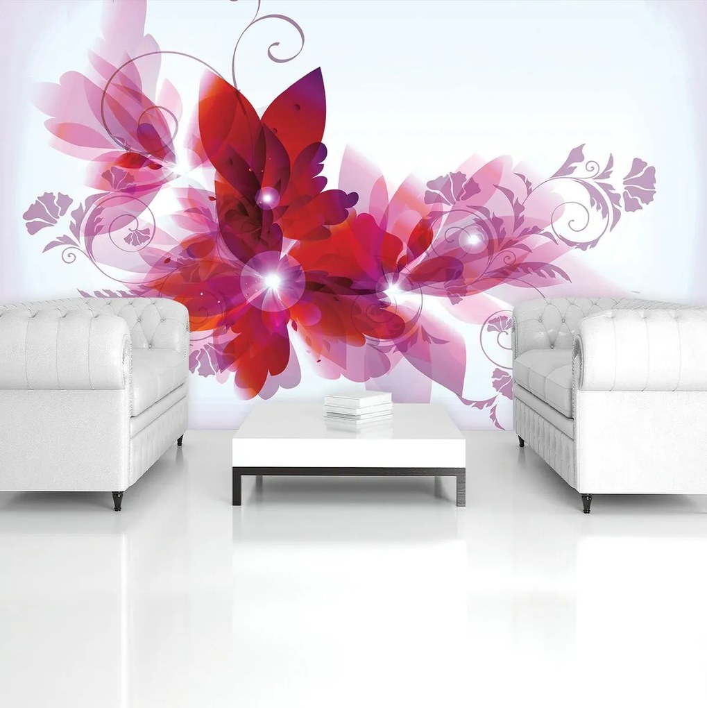 Fototapeta - Kvetinové umenie - abstraktné (152,5x104 cm)