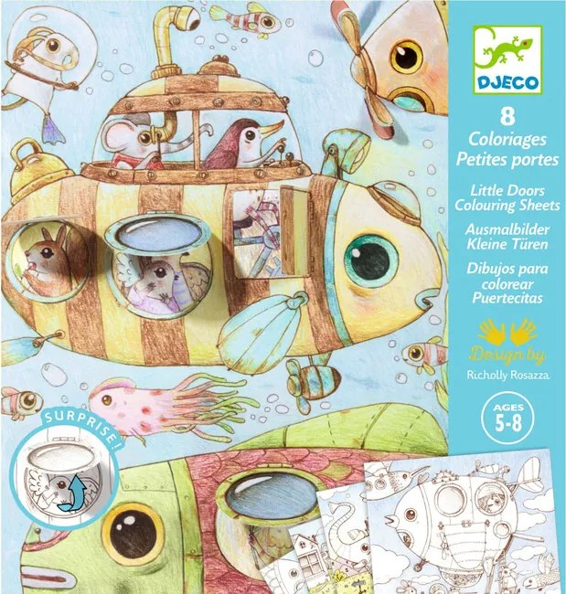 Djeco Omaľovánka s prekvapením Malov výlet