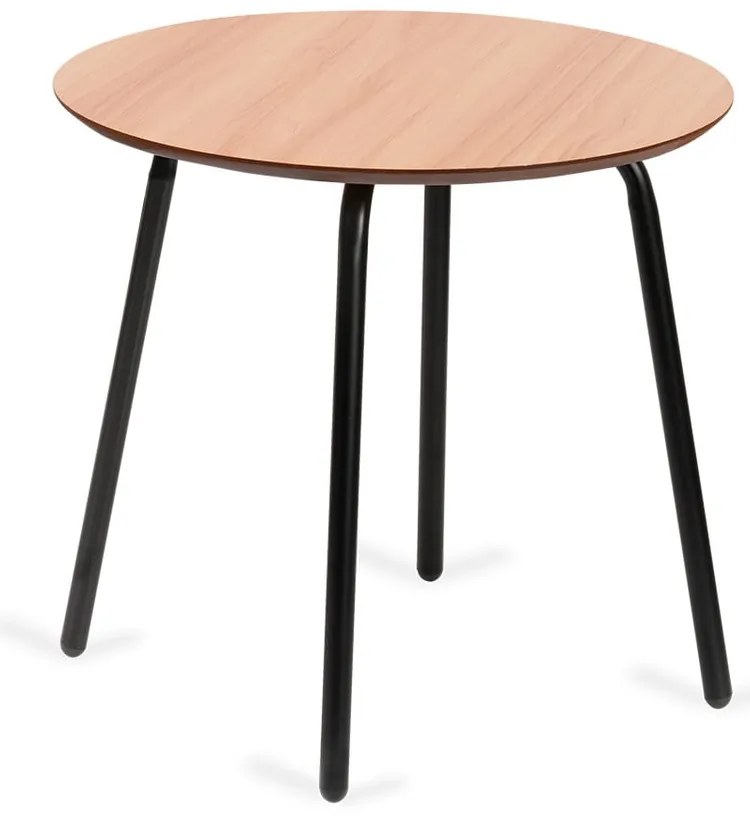 Okrúhle konferenčné stolíky v prírodnej farbe v súprave 2 ks ø 55 cm Luke – Bonami Essentials