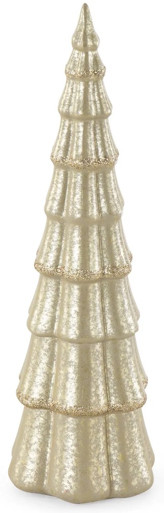 DEKORAČNÁ SOŠKA TREE 11X37 CM ŠAMPANSKÁ