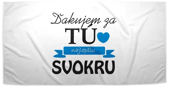 Sablio Uterák Ďakujem za tú najlepšiu svokru - 50x100 cm