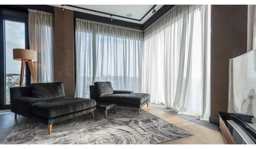 Sivý vlnený koberec 160x240 cm Ros – Agnella