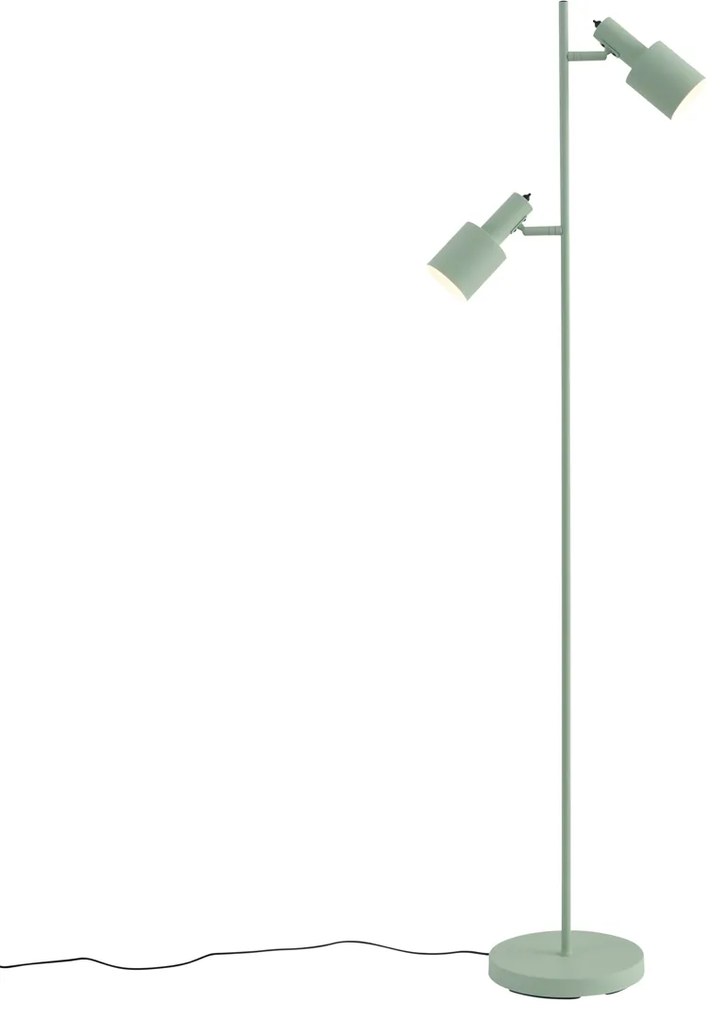 Moderná stojaca lampa zelená 2-svetlá - Stijn