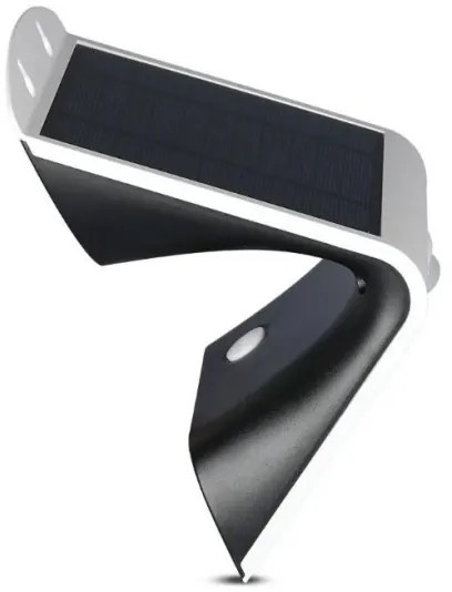 LED Solárne nástenné svietidlo so senzorom LED/3W/3,7V 3000/4000K IP65 biela