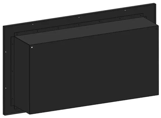 InFire - Vstavaný BIO krb 49x90 cm 3kW čierna