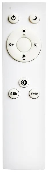 Top Light - LED Stmievateľné stropné svietidlo REVIT LED/70W/230V pr. 75 cm biela