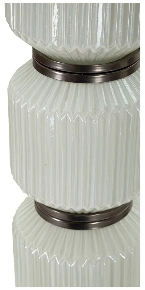 Sivá stojacia lampa s textilným tienidlom (výška 163 cm) Bright – Mauro Ferretti