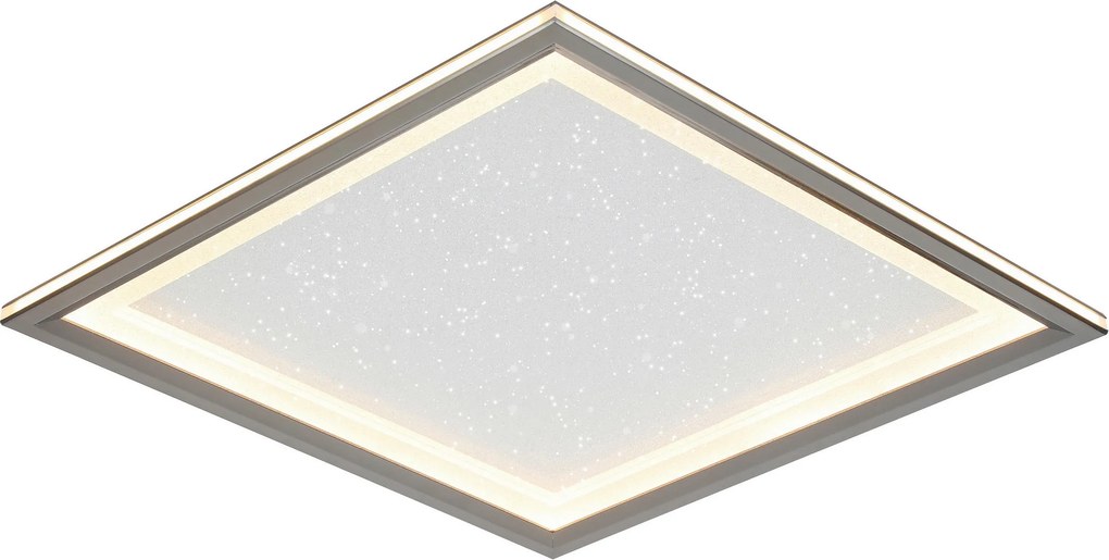 XXXLutz STROPNÉ LED SVIETIDLO, 45/45/6,1 cm Novel - Interiérové svietidlá - 008227140202